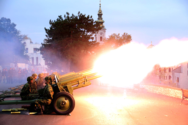 Почасна артиљеријска паљба са Калемегдана поводом Дана примирја